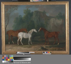 Three Hunters in a Rocky Landscape