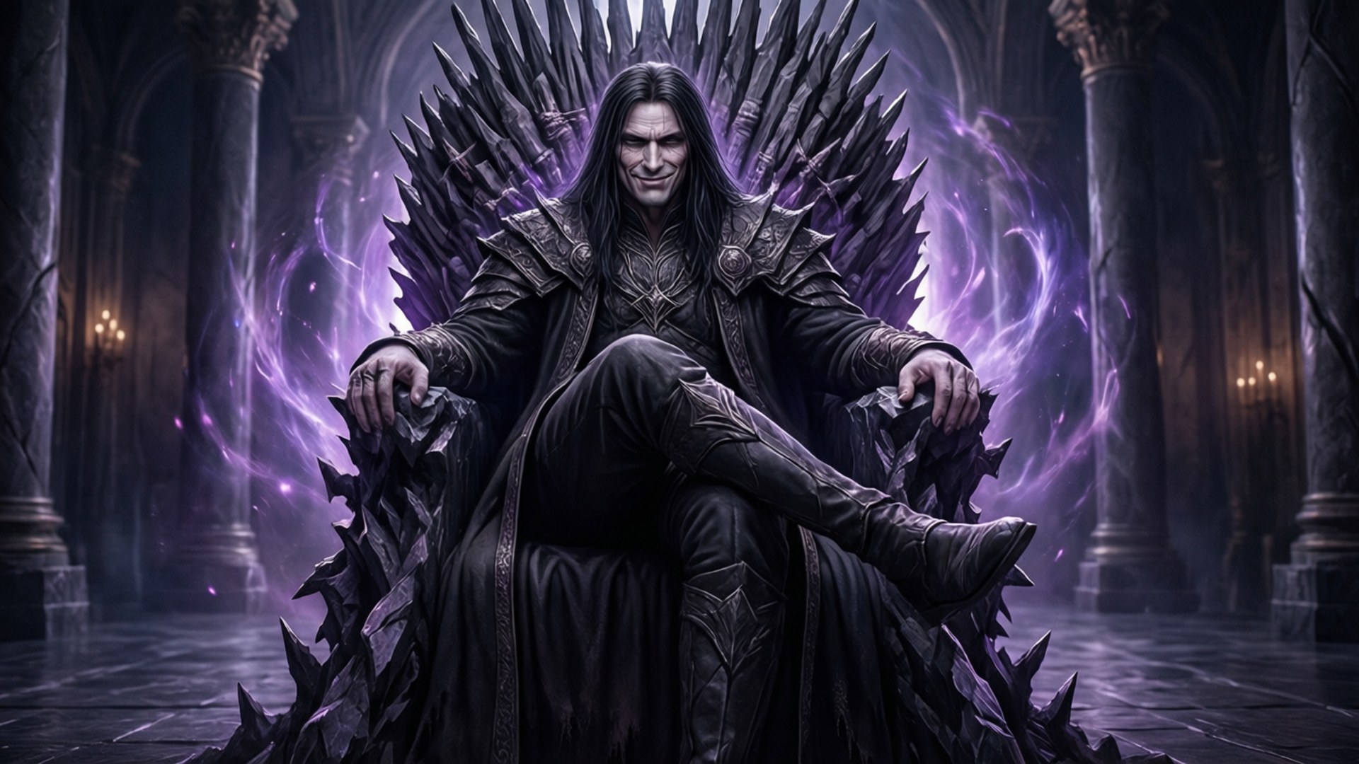 Throne of the Demon King by Wallpapers.art Studio