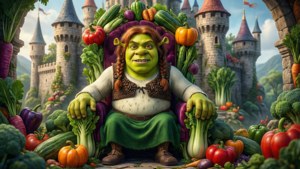 Throne of Vegetables