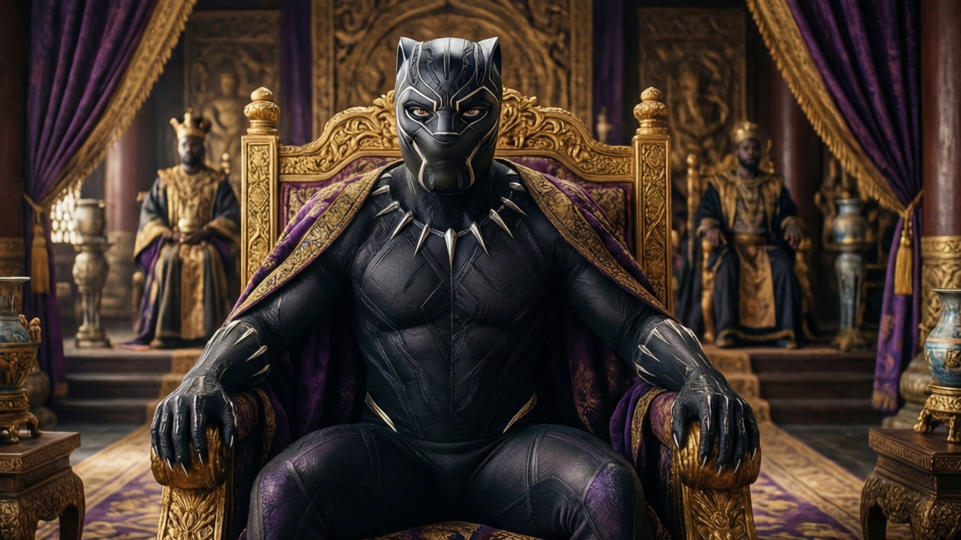 Throne of Wakanda by Wallpapers.art Studio