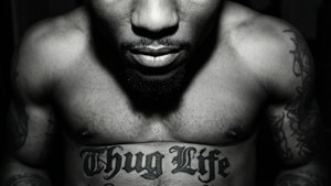 Thug Life Tattoo Close Up