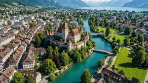 Thun City Aerial