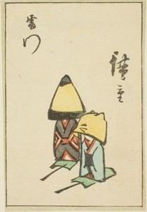 Thunder Gate (Kaminarimon), section of a sheet from the series "Cutout Pictures of Famous Places in Edo (Edo meisho harimaze zue)"