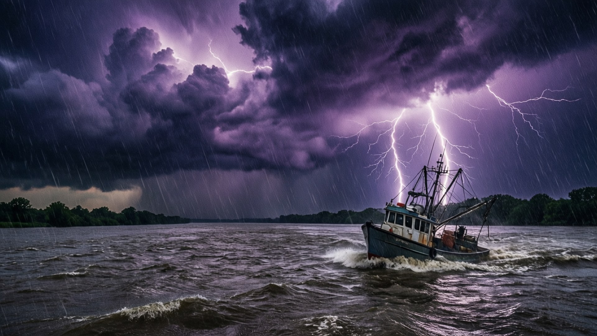 Thunderstorm Fury by Wallpapers.art Studio