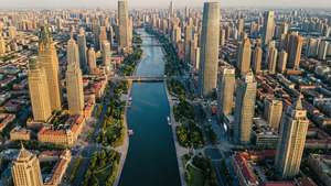 Tianjin Cityscape Aerial
