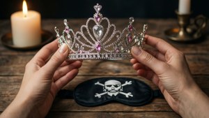 Tiara and Eye Patch