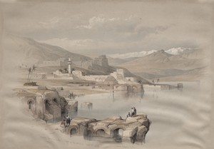Tiberias, from the Walls, Safet in the Distance