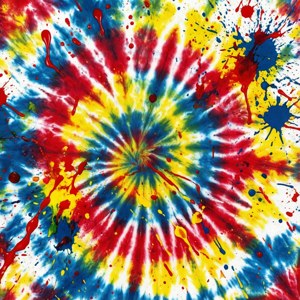 Tie Dye Abstract Splatter