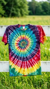Tie-Dye Fence Field Mockup