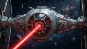 TIE Fighter Red Laser