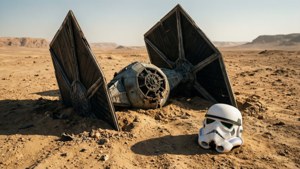 TIE Fighter Wreckage