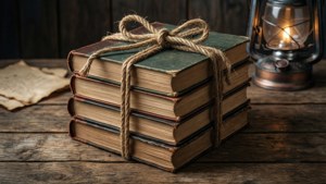 Tied Bundle of Textbooks