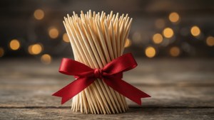 Tied Toothpick Bundle