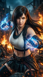 Tifa's Flaming Fists
