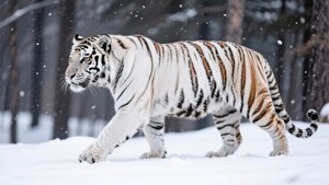 Tiger in Snow