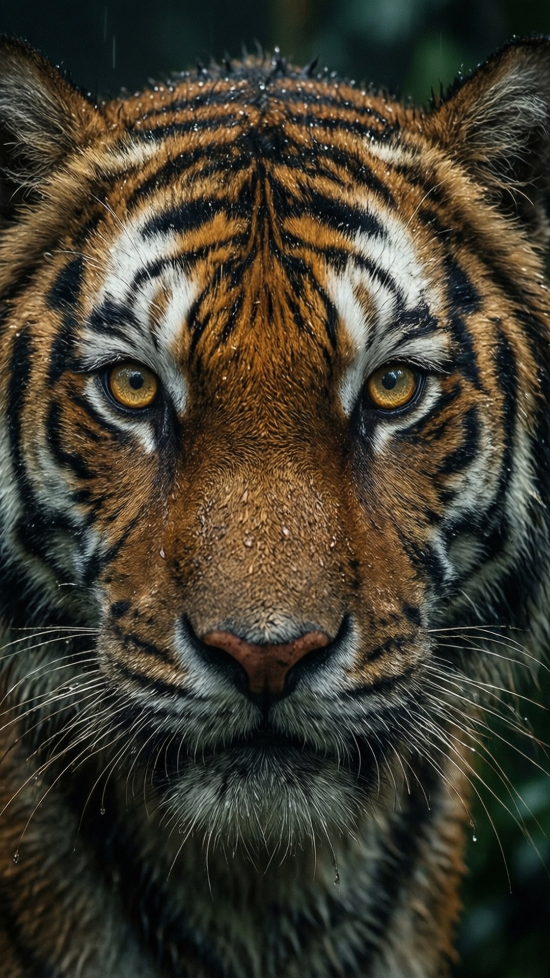 Tiger's Gaze by Wallpapers.art Studio
