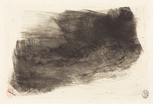 Tiger Sleeping at the Entrance to its Lair (Tigre couché à l'entrée de son antre)