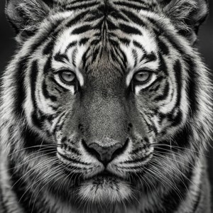 Tiger Stripes Close-Up