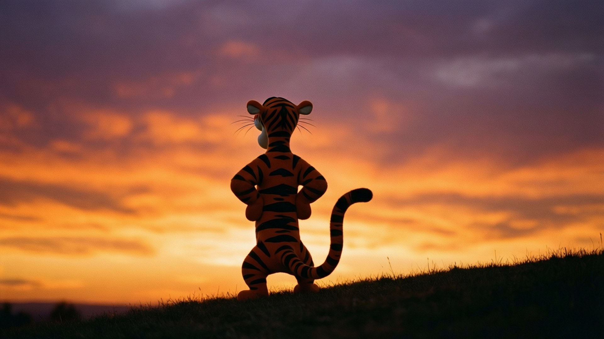 Tigger at Sunset by Wallpapers.art Studio