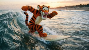Tigger Surfing