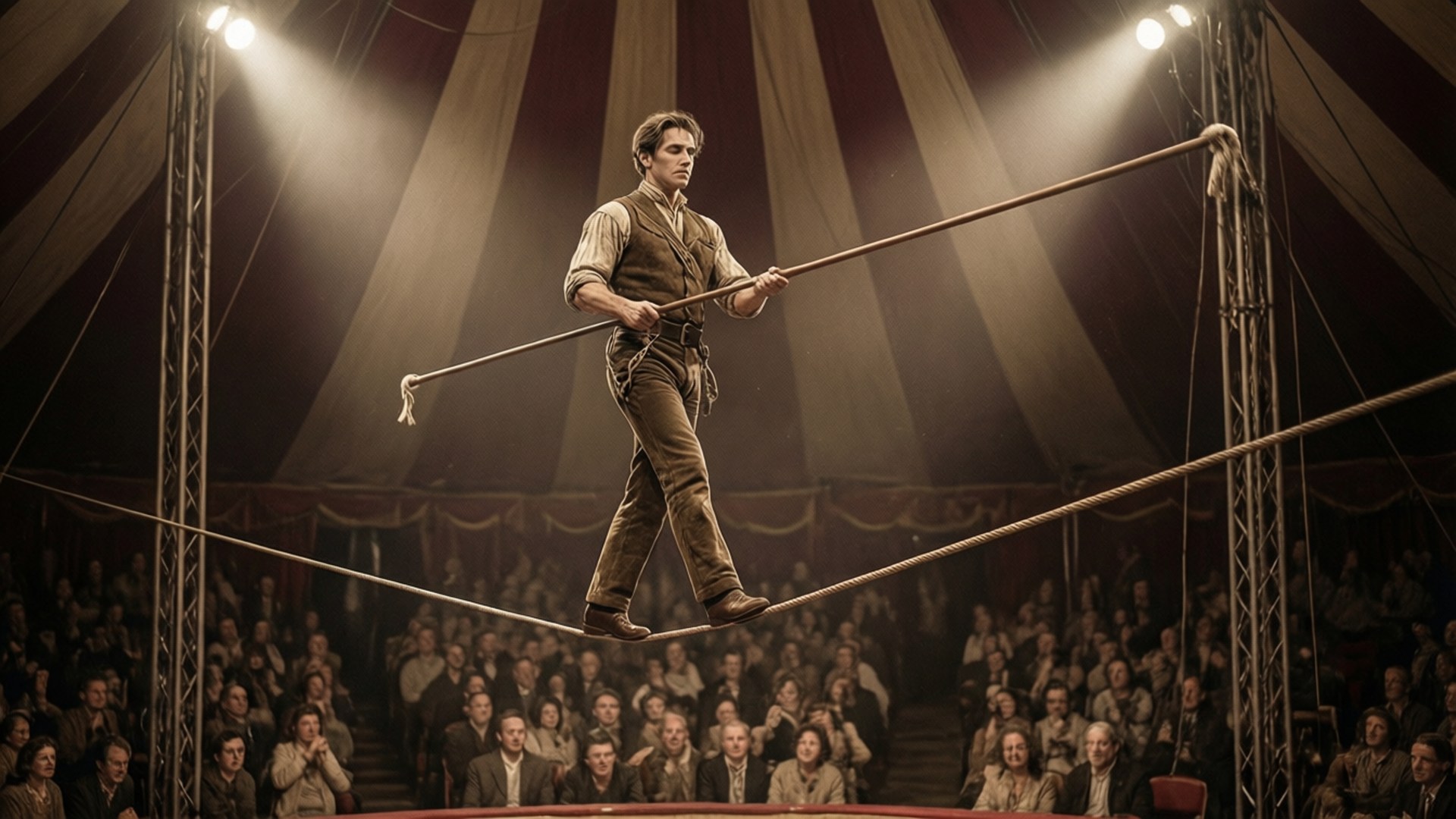 Tightrope Walker by Wallpapers.art Studio