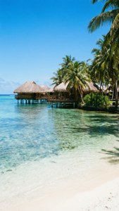Tiki Hut Lagoon Paradise