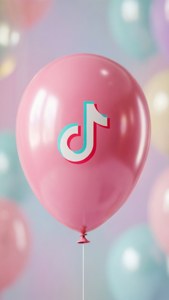 TikTok Balloon Close-Up