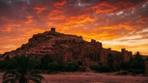 Timbuktu Sunset Silhouette