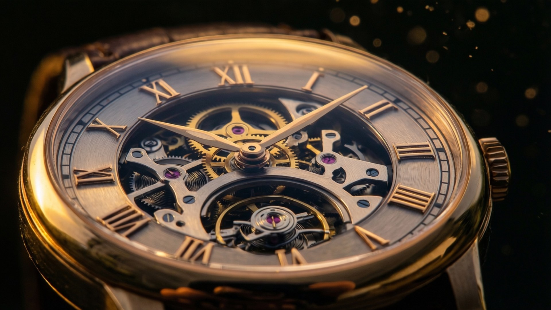 Timeless Gold Mechanism by Wallpapers.art Studio