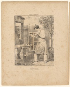 Timmerman aan het werk