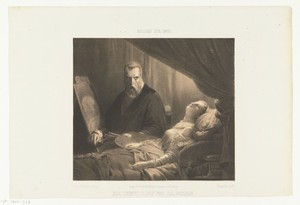 Tintoretto aan het sterfbed van zijn dochter