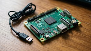 Tiny Pi on Desk