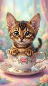 Tiny Teacup Cat