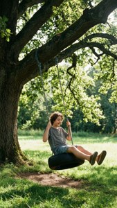 Tire Swing Oak Tree