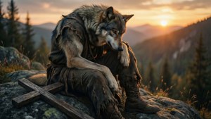 Tired Eyes At Sunset