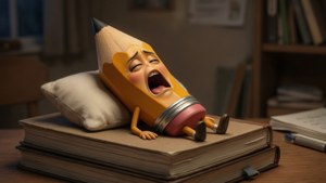 Tired Pencil Nap