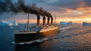 Titanic at Sea