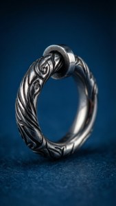 Titanium Engraved Septum