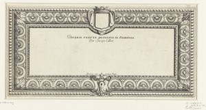 Titelblad voor prentserie 'Diverse vedute designate in Fiorenza' / 'Elf Italiaanse landschappen'