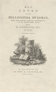 Titelpagina voor: A. Loosjes, Het leven van Hillegonda Buisman, 1825