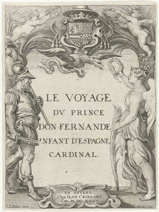 Titelpagina voor: Aedo, Le voyage du prince Don Fernande, 1635