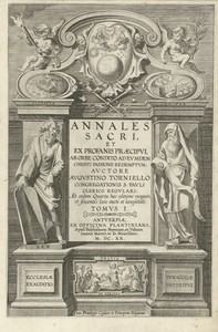 Titelpagina voor Annales Sacri - Eerste boek