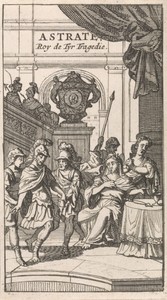 Titelpagina voor "Astrate, Roy de Tyr", in: P. Quinault, Le theatre, deel II, 1697