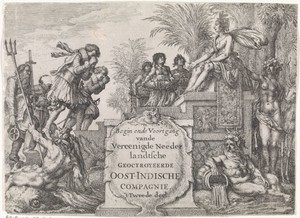 Titelpagina voor "Begin ende voortgang vande Vereenigde Neederlandtsche geoctroyeerde Oost-Indische Compagnie", 1646