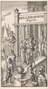 Titelpagina voor "Bellerophon", in: P. Quinault, Le theatre, deel II, 1697
