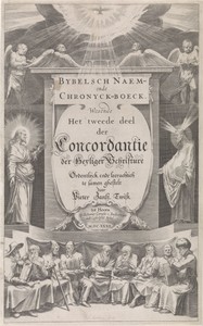 Titelpagina voor 'Bijbelsch Naem- en Chronijckboek, 1632