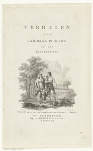 Titelpagina voor: Carolina Pichler, Verhalen, 1816