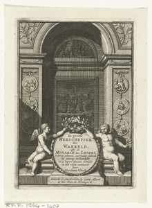 Titelpagina voor De grote Herschepper der Waereld van Abraham Allard