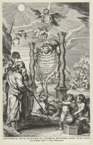 Titelpagina voor: Gregorius à Sancto Vincentio, Problema Austriacum plvs vltra qvadratvra circvli , Antwerpen: 1647