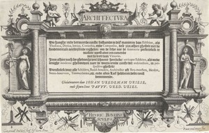 Titelpagina voor: Hans en Paul Vredeman de Vries, Architectura, 1606-7
